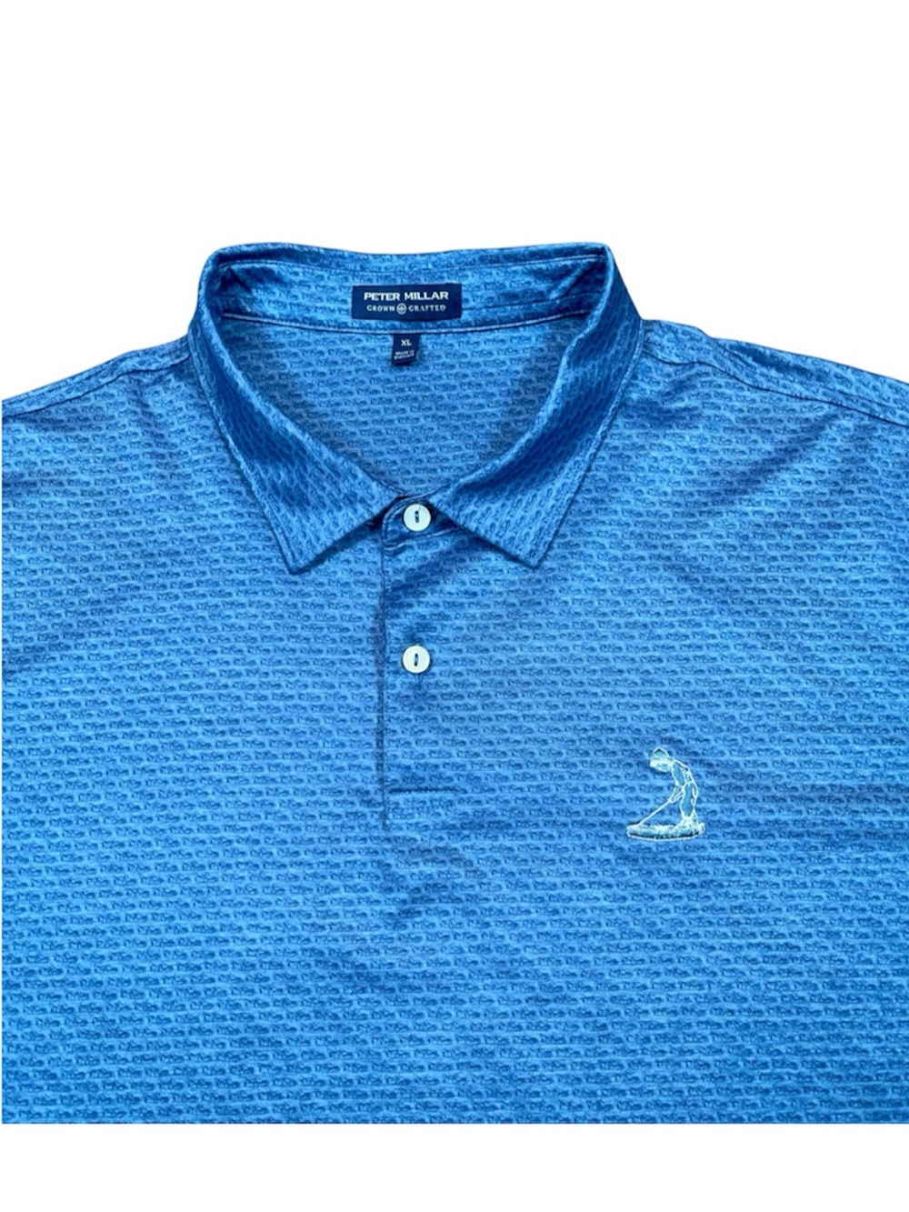 Peter Millar Crown Crafted Pinehurst Putter Boy Golf Polo Men’s XL